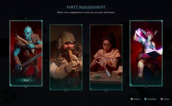 Avowed Companion Party Select
